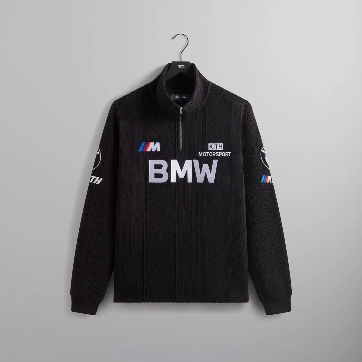 🔥SOLD OUT🔥Kith for BMW Cable Fleece Quarter Zip | XL | N