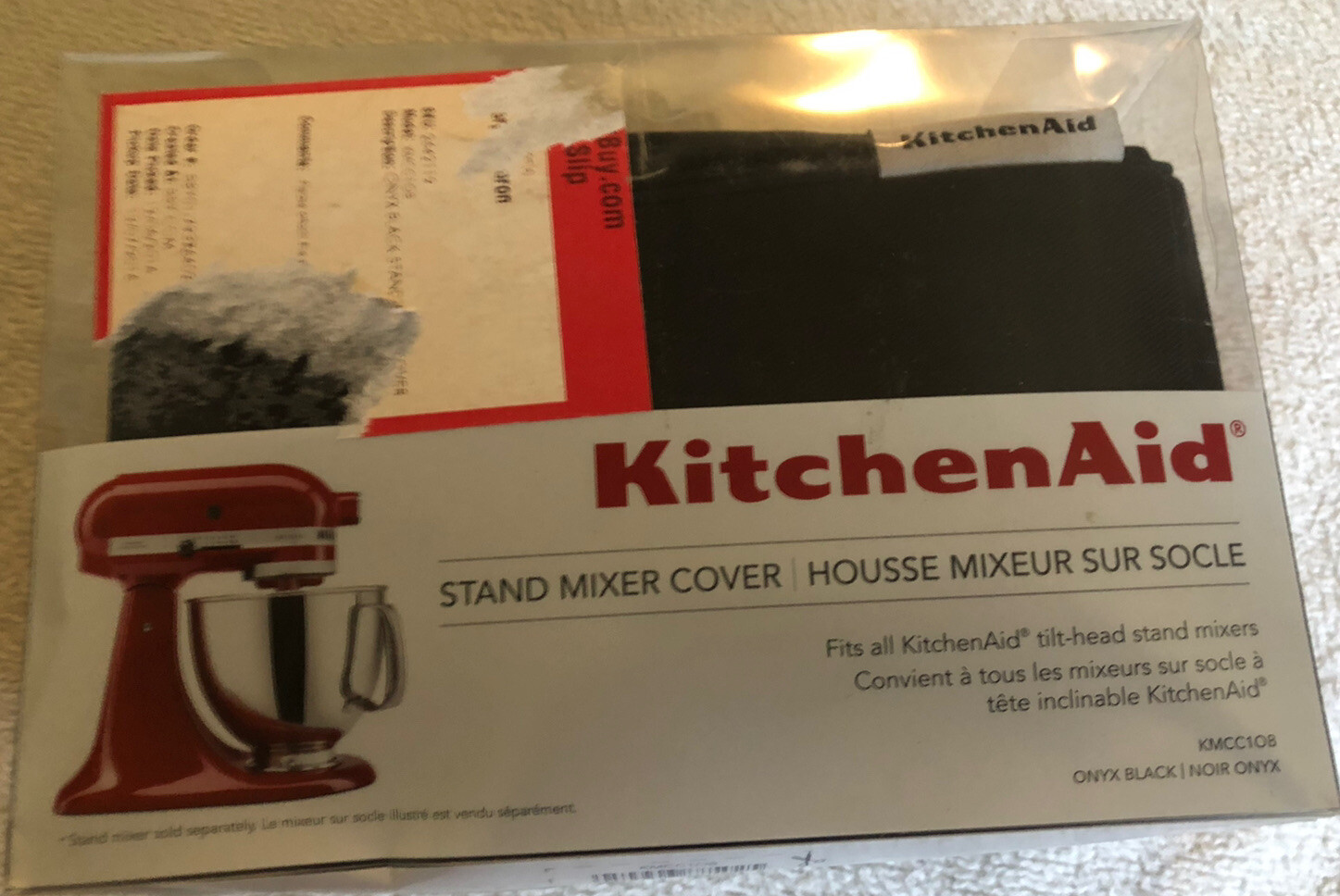 kitchenAid Stand Mixer Cover brand new in box Black