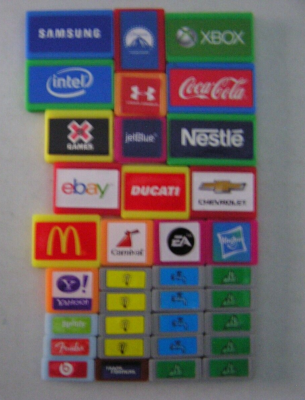 Monopoly Empire Hasbro 35 Replacement Billboard Tiles Parts Office