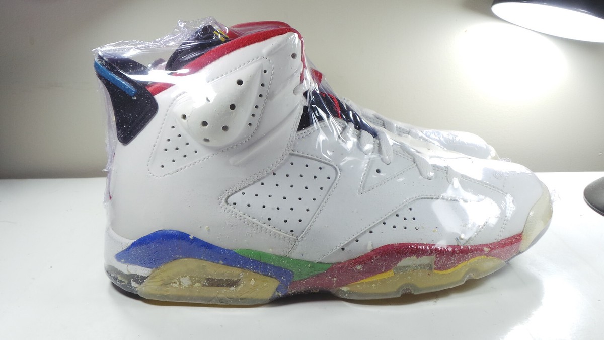 NIKE 2008 AIR JORDAN 6 VI 325387 161 OLYMPIC 10 VINTAGE 1 3