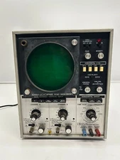 Vtg Sencore Model PS163 Dual Trace Triggered Oscilloscope As Is Parts Powers On