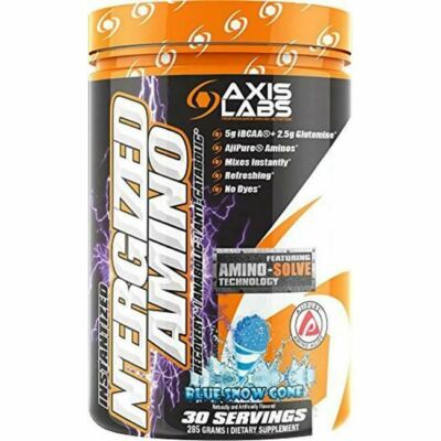 Axis Labs N 'ergize Amino Blue Snow Cone 30 Servings