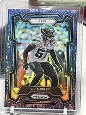 2023 PANINI PRIZM #230 C.J. MOSLEY NAVY CAMO PRIZM /25 NEW YORK JETS 