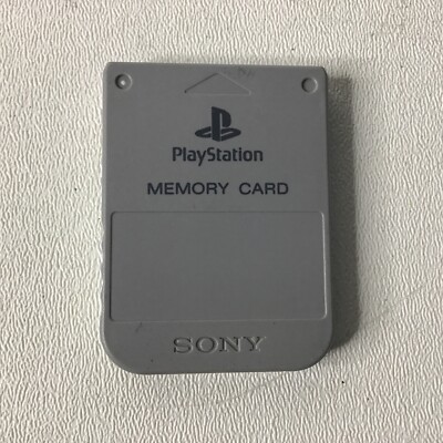 Memory Card Ufficiale Sony PS1 SCPH-1020 Bianca – Made In Japan, 15 Blocchi