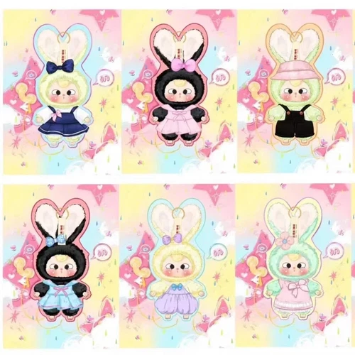 Baby Three Macaron Bunny Serie Blindbox Figur Plüschtier versiegelt neu Geschenk - Bild 2 von 13