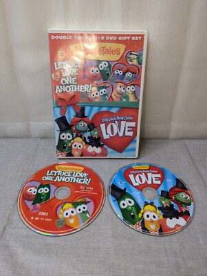 Veggie Tales Lettuce Love One Another Silly Little Thing Called LOVE 2 Disc DVDs