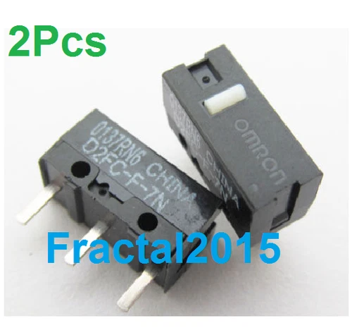 2pcs OMRON Micro Switch D2FC-F-7N for Mouse 