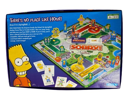 Sorry! The Simpsons Edition Game Replacement Parts Pieces You Pick