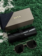Dita Flight Seven 007 Men's Black and Gold Sunglasses Made In Japan