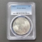 1923 $1 PEACE DOLLAR PCGS MS 64