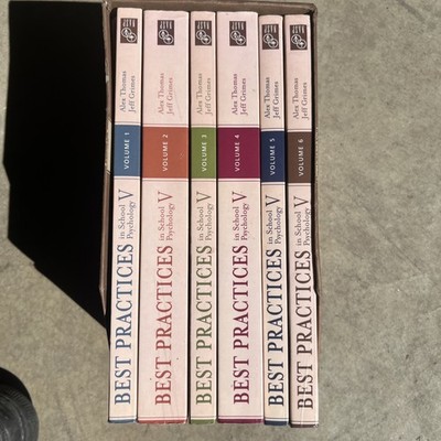 Best Practices In School Psychology Set 
