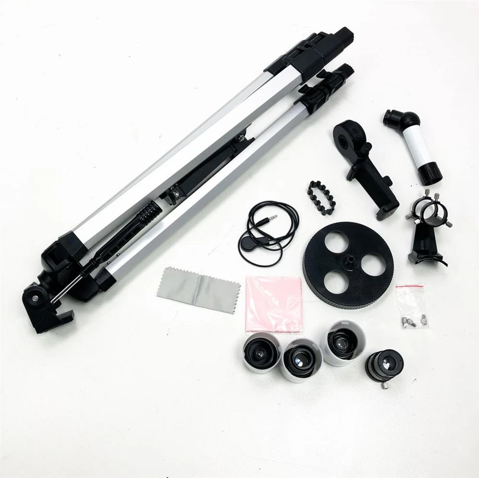 Tragbares Teleskop für Kinder, Erwachsene, Anfänger Verbesserte 80-mm-Öffnung, - Bild 2 von 4