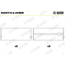 GLYCO KURBELWELLENLAGER PLEUELLAGER passend für CITROËN BERLINGO BX C-CROSSER GLYCO KURBELWELLENLAGER PLEUELLAGER passend für CITROËN BERLINGO BX C-CROSSER