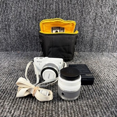 Nikon 1 J3 14.2MP Digital Camera - White (Kit w/ 10-30mm & 30-110mm Lens) & More