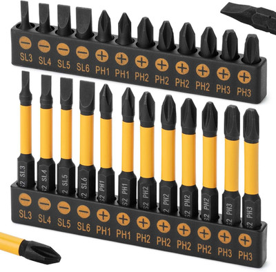 24 Pcs Torx Bit Set, T5-T40, Tamper Resistant, Security Torx Bits S2 Steel