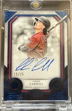 2024 Topps Tier One Blue Foil Auto /25  - Corbin Carroll #T1A-CC 