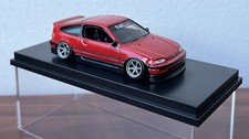 Hot Wheels Red 88 Honda Crx - Custom Rlc Sth Jdm Camber Stance Rolling Wcase