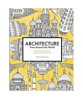 Architecture from Around the World: A Might Could Studios Coloring Book for Adul