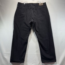 WRANGLER Premium Quality Regular Fit Size 42X30 Straight Leg Black
