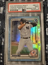 2020 Bowman Draft - Chrome Jasson Dominguez #BD-151 Sky Blue Refractor (RC)