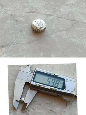 60s BREITLING CHRONO-MATIC 2110 BUREN 11 CHRONOGRAPH WATCH ORIGINAL CROWN 6mm
