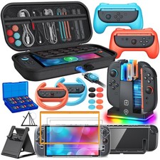 Switch 2 Accessories, Charge Inside Case Bundle for for Nintendo Switch 2 20...