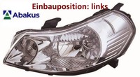 Abakus 661-1152L-LD-EM Hauptscheinwerfer Links Scheinwerfer