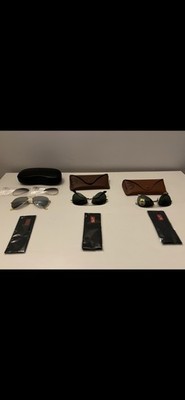 Ray Ban Aviator, NEUE RAUCHGRAUE GLÄSER, Fassung in sehr gutem Zustand Silber