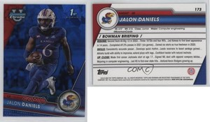 2023 Bowman U Chrome Sapphire Edition Jalon Daniels #173