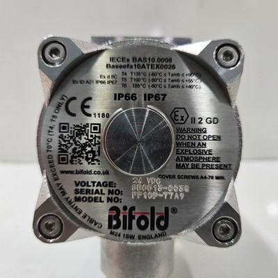 (NEW) Bifold FP10P-77A9 Explosion Proof Solenoid Valve 24VDC IP66/67 ATEX