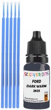Paint For Ford Dark Warm Blue 2825 Kit Pen Brush Touch Up Aerosol Car