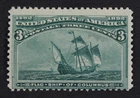 CKStamps: US Stamps Collection Scott#232 3c Columbian Mint NH OG