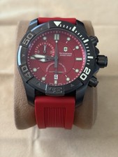 Victorinox Swiss Army Red DialDive Master 500 Men'sChronograph Watch 241422
