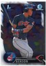 2016 Bowman Chrome Draft Prospect Rookie  Will Benson #80 Reds
