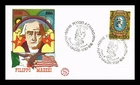 ITALIAN AMERICAN REV WAR PATRIOT PHILIP MAZZEI PHILGRANO CACHET FDC ITALY JOINT
