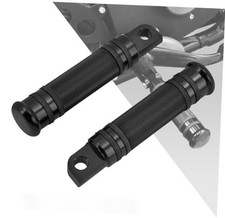 Black Motorcycle Foot Pegs Pedal for Harley - Mounted Footrests