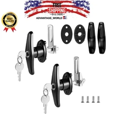 Truck Cap Latch T Handle Lock for Leer are Matching Set Universal Truck Topper C