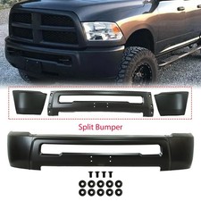 Black Steel Front Bumper For 2011-2018 Dodge Ram 2500 3500 Wo Fog Light Hole Black Steel Front Bumper For 2011-2018 Dodge Ram 2500 3500 Wo Fog Light Hole