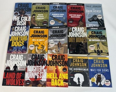 Craig Johnson Lot 15 Longmire Paperbacks The Cold Dish / Hell and Back