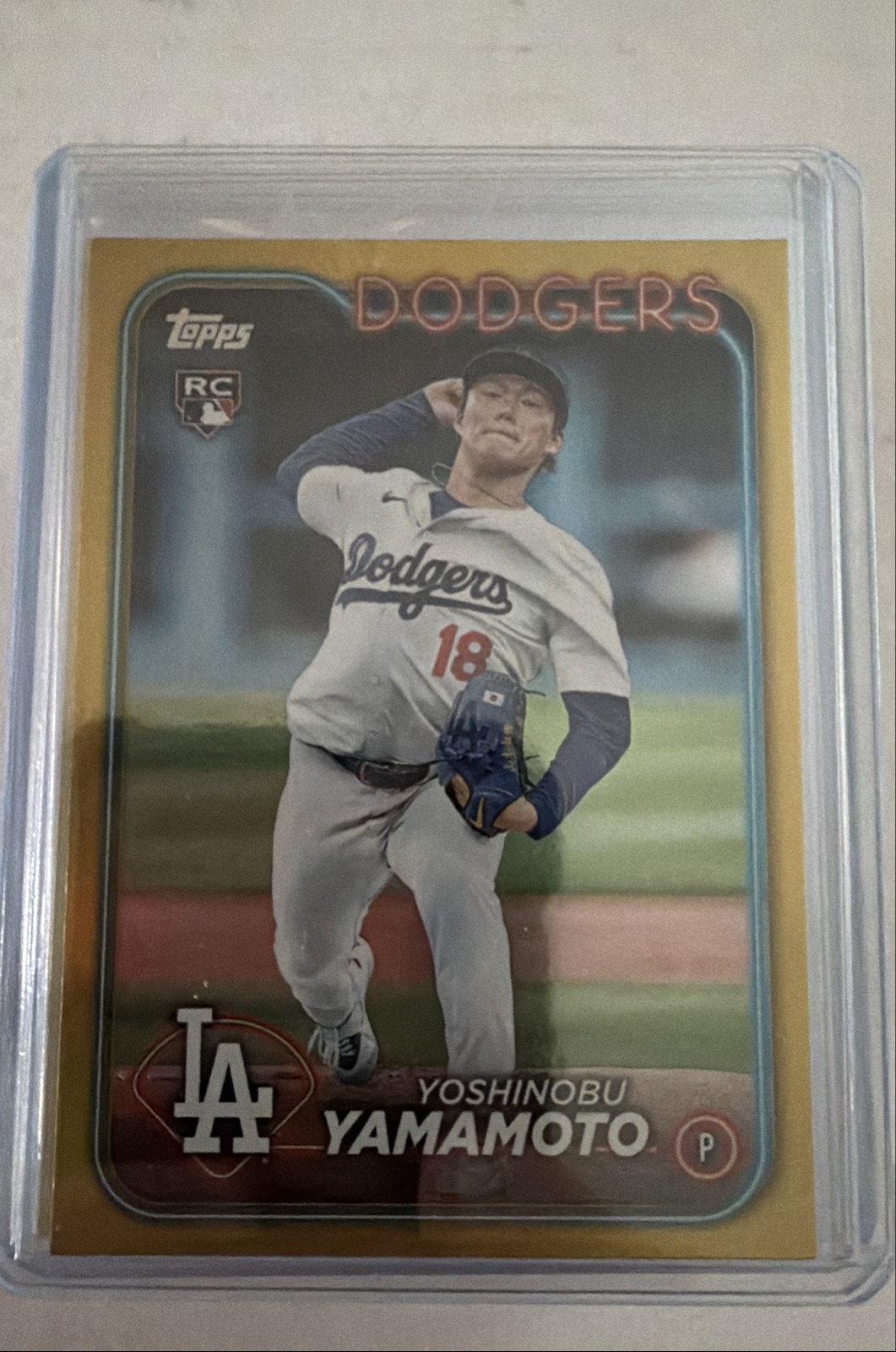 2024 Topps Series 2 - Yoshinobu Yamamoto #553 Gold Foil (RC)