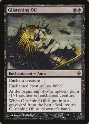 RUSH ENGLISH La Nouvelle Phyrexia - Glistening Oil [EX/NM] MTG NPH