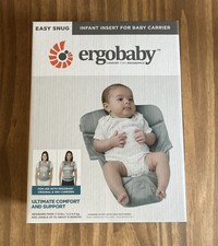 Ergobaby Easy Snug Infant Insert Grey Premium Cotton