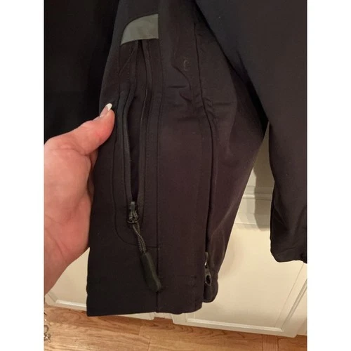 SOG Tactical Softshell Jacket Mens Large Black Full Zip Utility Coat image 3
