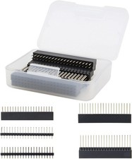 Geekworm 2x20 40 Pin Stacking Female Header Kit for Raspberry Pi - 5 Black