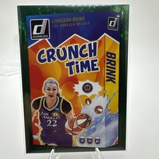 2025 Donruss WNBA Cameron Brink Crunch Time Green Fireworks /399 Sparks