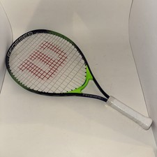 Image of Wilson Federer 23 inch Junior Tennis Racket (Ages 7-8), Navy/Green