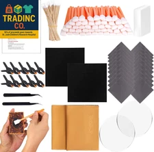 238 Pcs Card Cleaning Kit, Trading Card Cleaning Kit & Sports Card Flattening Ki