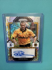 Steve Bull Auto 2022-23 Panini Prizm EPL Silver Choice Prizm Wolverhampton #S-SB