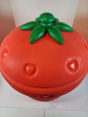 Vintage 1980s Little Tikes Strawberry Shortcake Toy Box Storage