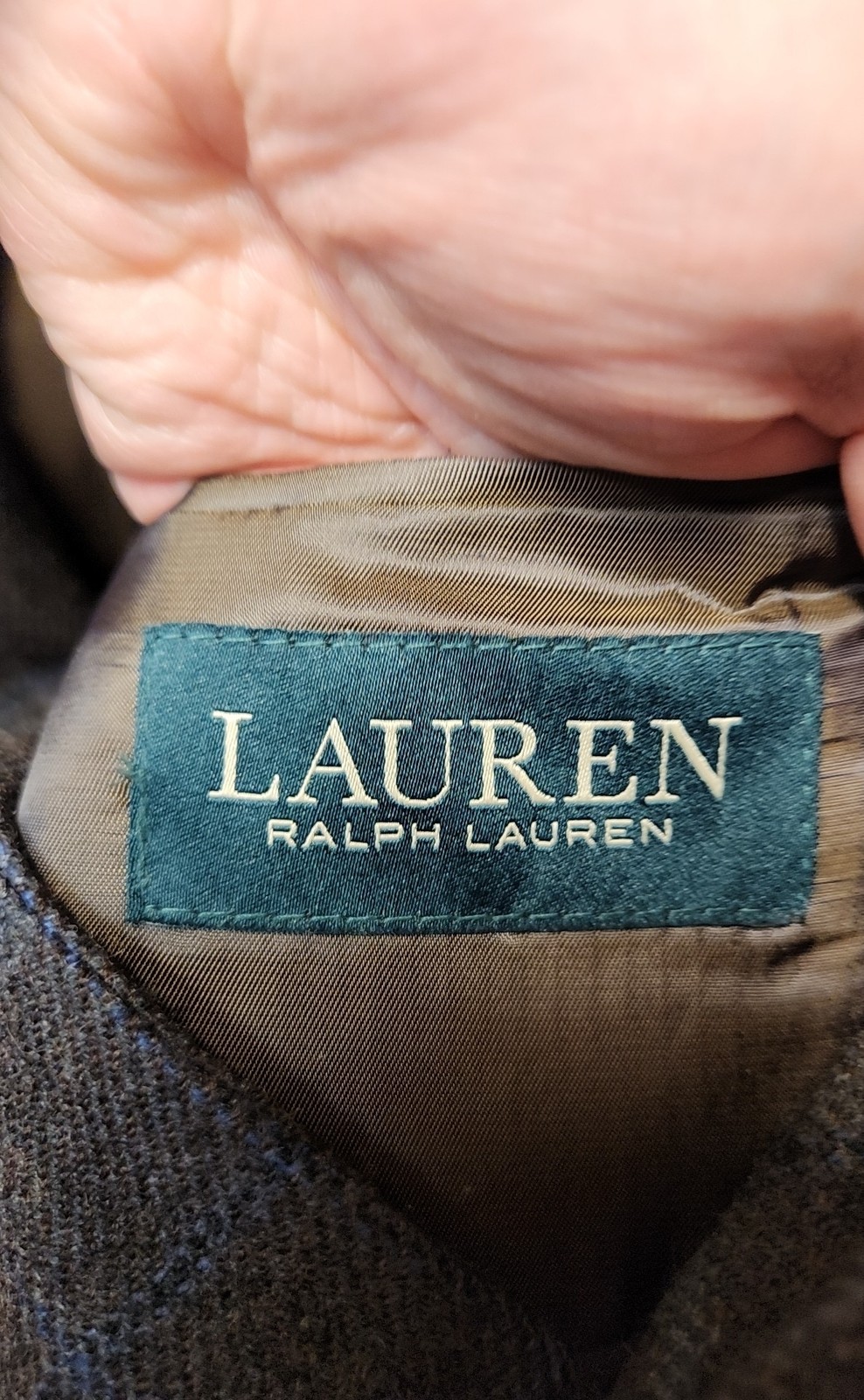 Lauren by Ralph Lauren Men's Size 44 Brown Sport … - image 3